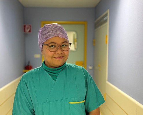 Portrait Kristina in der Klinik Donaustadt