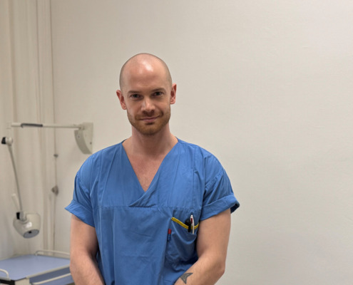 Portrait Matthias Ebenbauer in der Klinik Favoriten