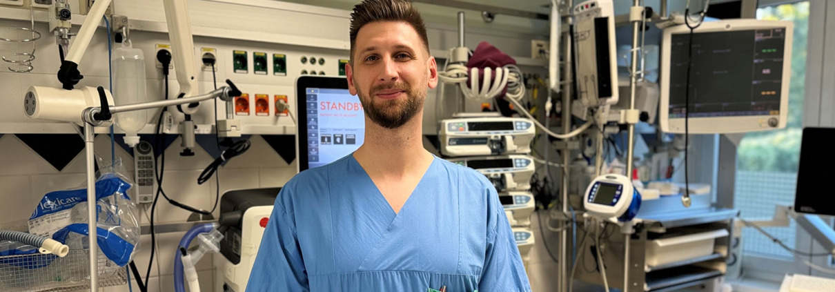 Portrait Thomas Lauermann in der Klinik Favoriten