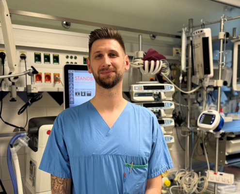 Portrait Thomas Lauermann in der Klinik Favoriten