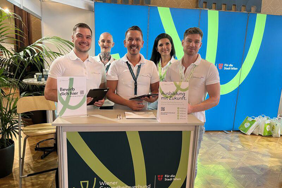 Foto: Wiener Gesundheitsverbund Karriere-Event des Wiener Gesundheitsverbundes Team-Foto